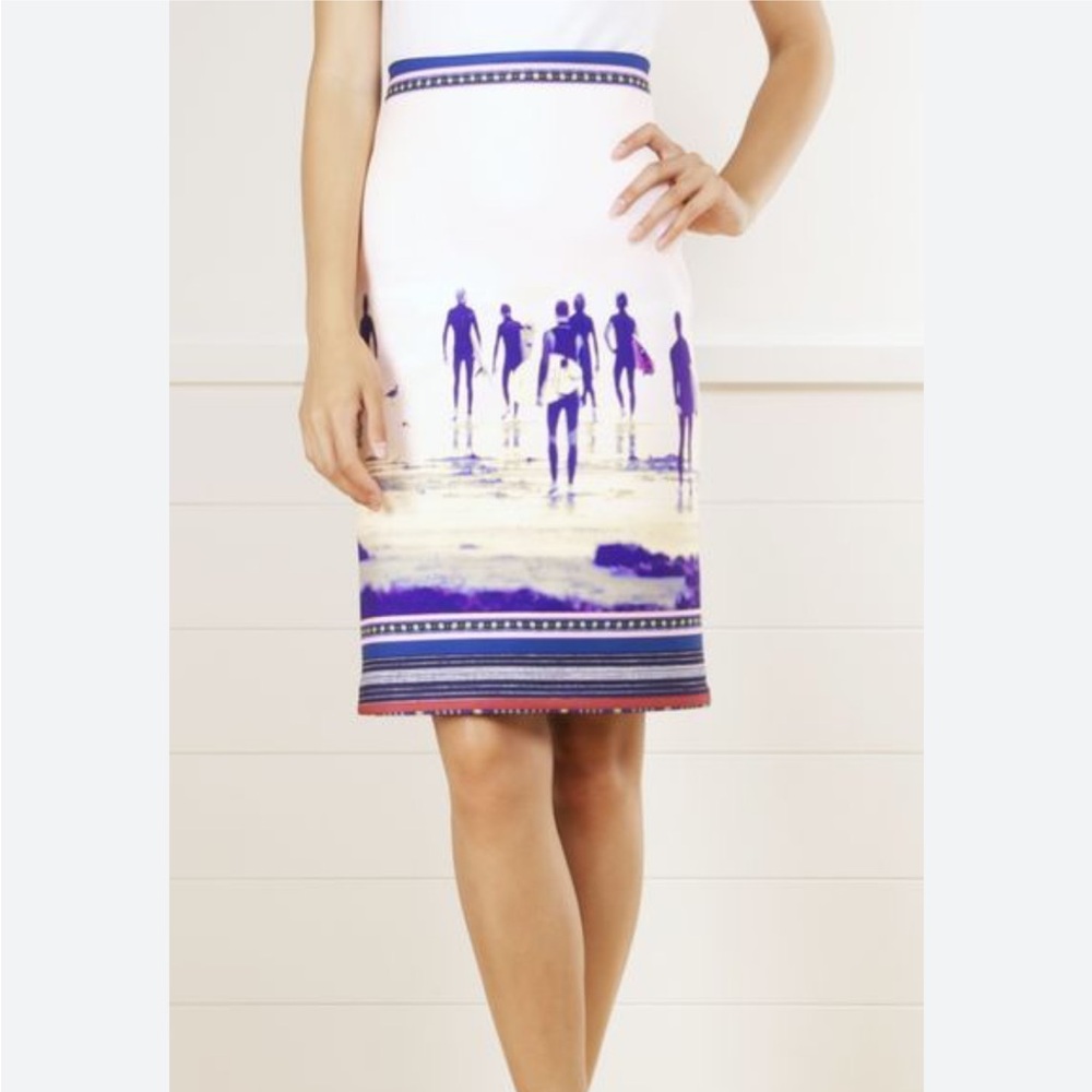 Clover Canyon Surfer Print Skirt Size S